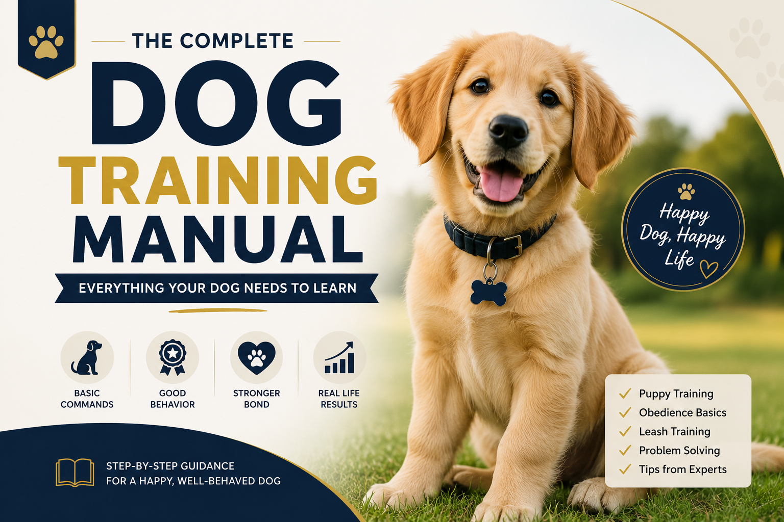 The Complete Dog Training Manual: Everything Your Dog Needs to Learn